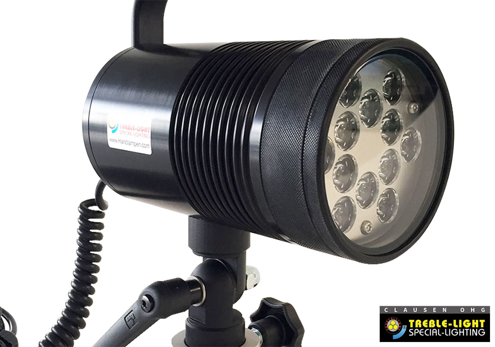 Treble-Light ::  STL Spot LED 5.000 :: Vorder und Seitenansicht